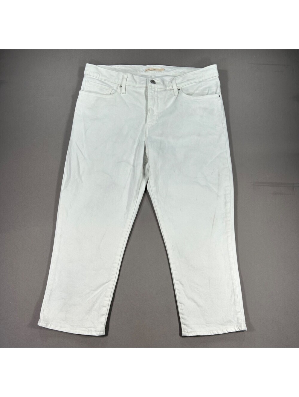 WOMEN'S LEVI JEANS 311 Shaping Skinny Capris Mid Rise White (see pictures) 33